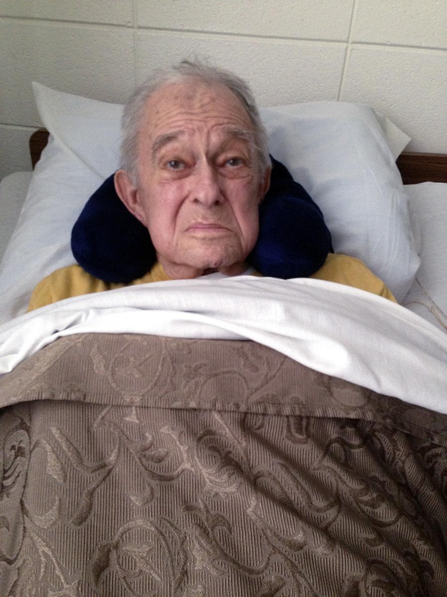 Alzheimer's and Caregiving  - Waking from His Nap