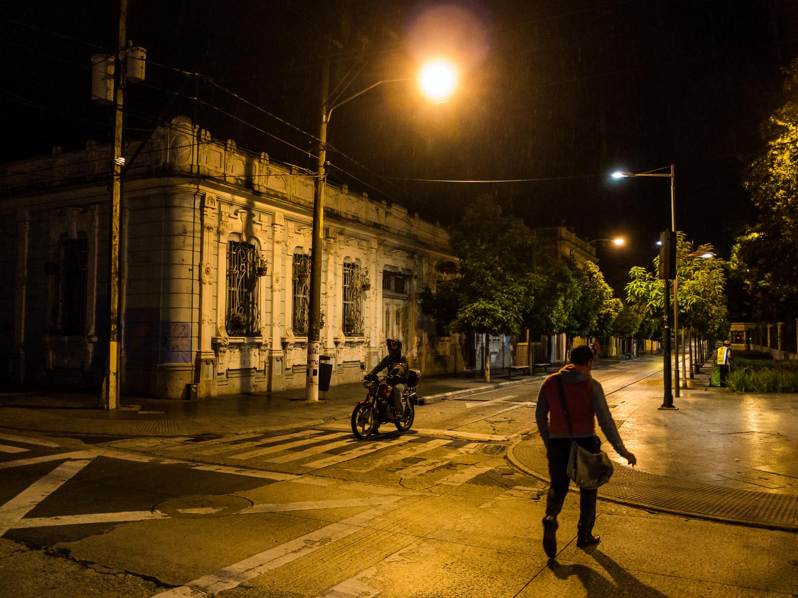 Nightime in Guatemala City