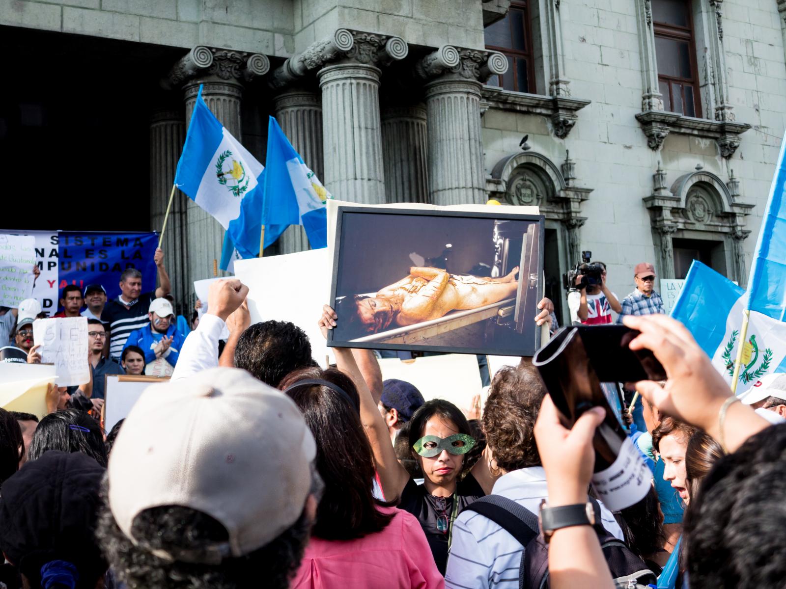 Political Demonstration, Guatemala City