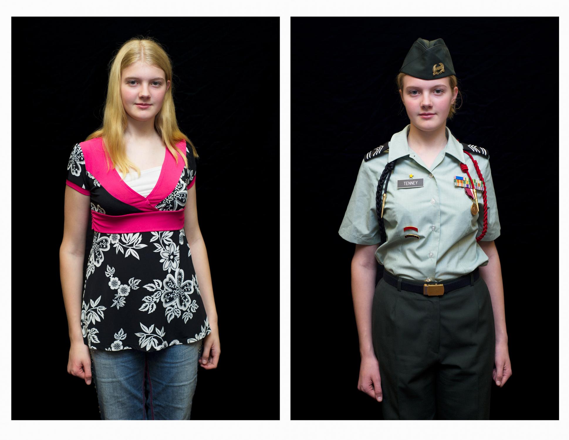 Cadets - Jasmine,14, cadet Sergeant First Class.  Langdon, New...