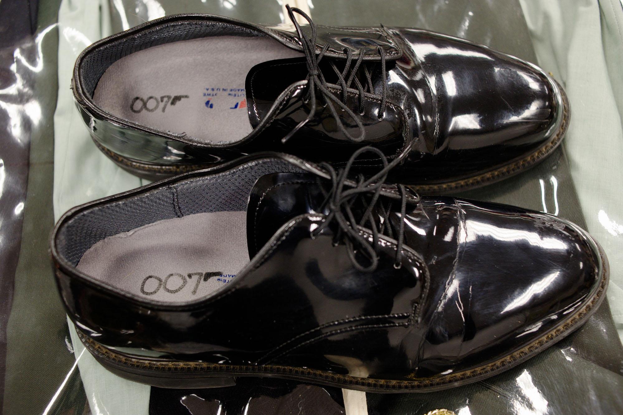 Cadets - Cadets have to mark their initials in their dress shoes...