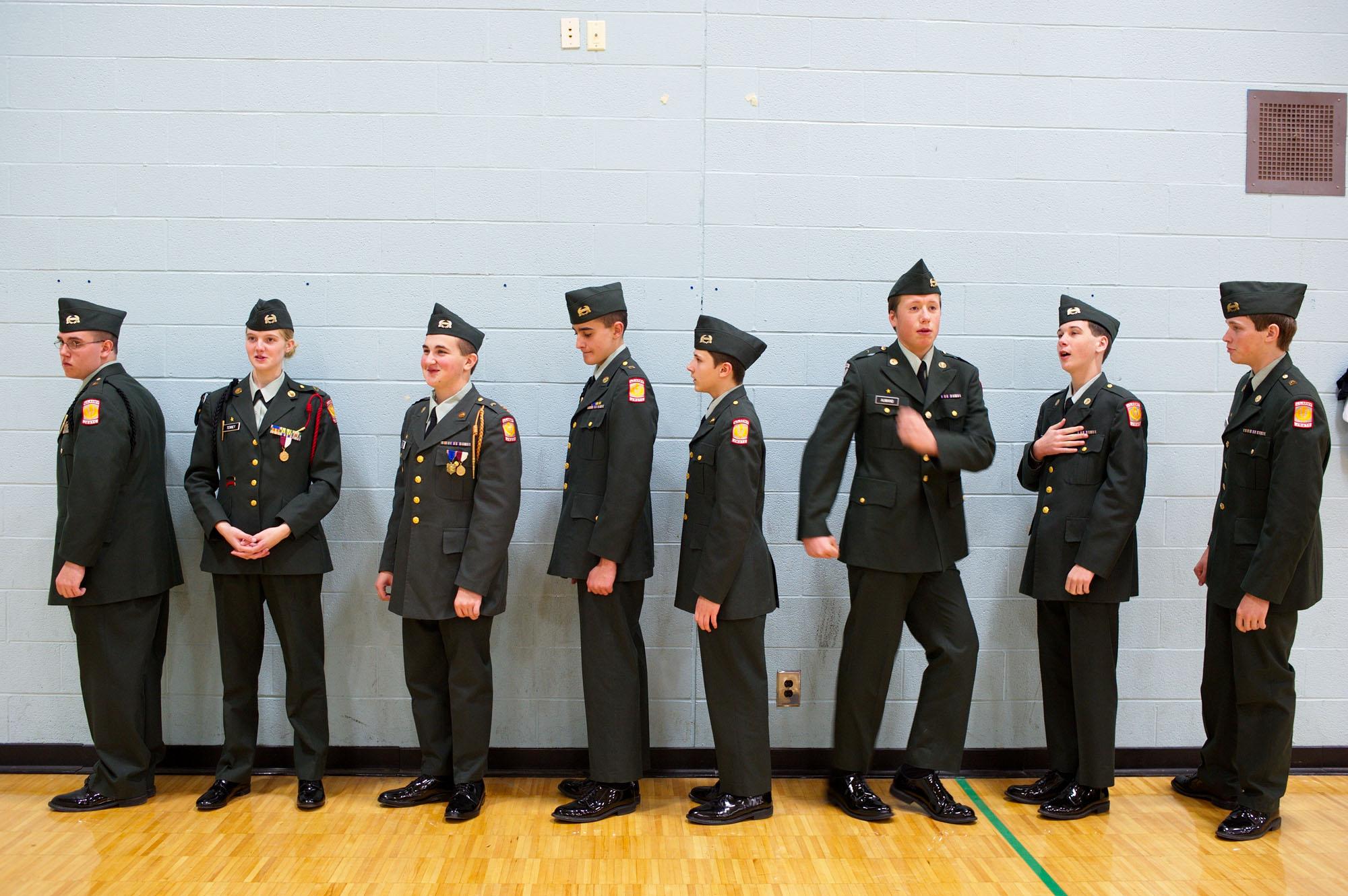 Cadets - The Drill Team at the Essex High School Drill...