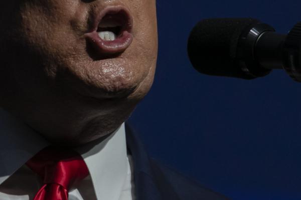 WEST PALM BEACH, USA - DECEMBER 21: U.S. President Donald Trump speaks at the Turning Point USA Student Action Summit at the Palm Beach County Convention Center in West Palm Beach, Florida on December 21, 2019. Photo: Eva Marie Uzcategui