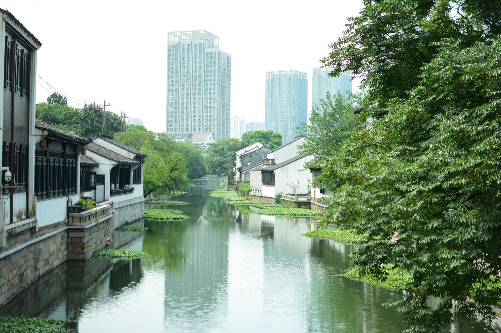 Qing Guo Alley is in the heart ... of the oldest canals in China.