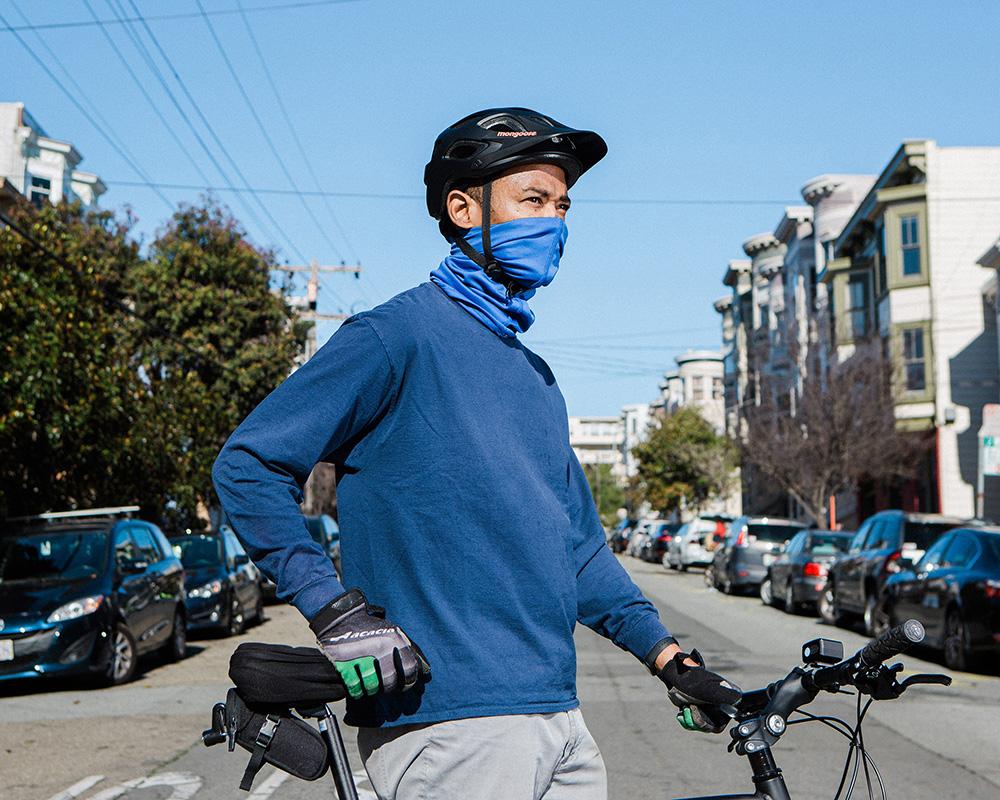 Food Insecurity in San Francisco - Herb Williams stands with his bike in mid-afternoon when...