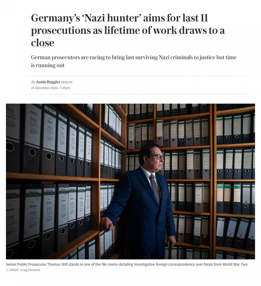 The Nazi Hunters, Daily Telegraph, UK