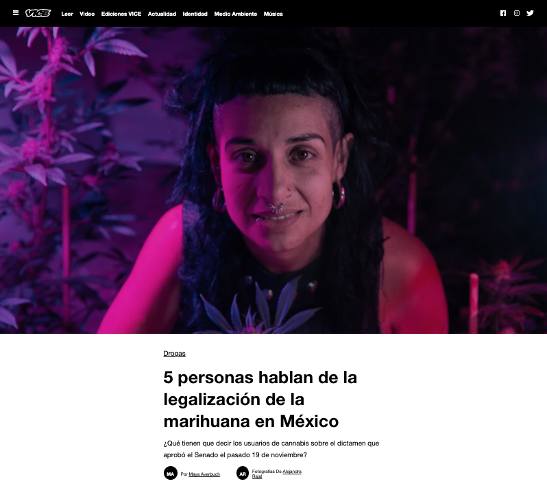 VICE: People talk about Cannabis Legalization in Mexico