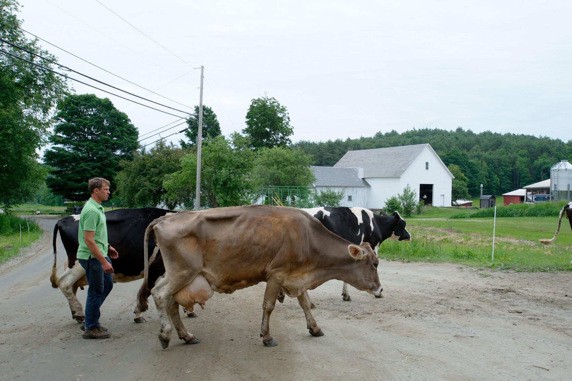 The Other Farm - Ross Thurber, third generation farmer, is accompanying...