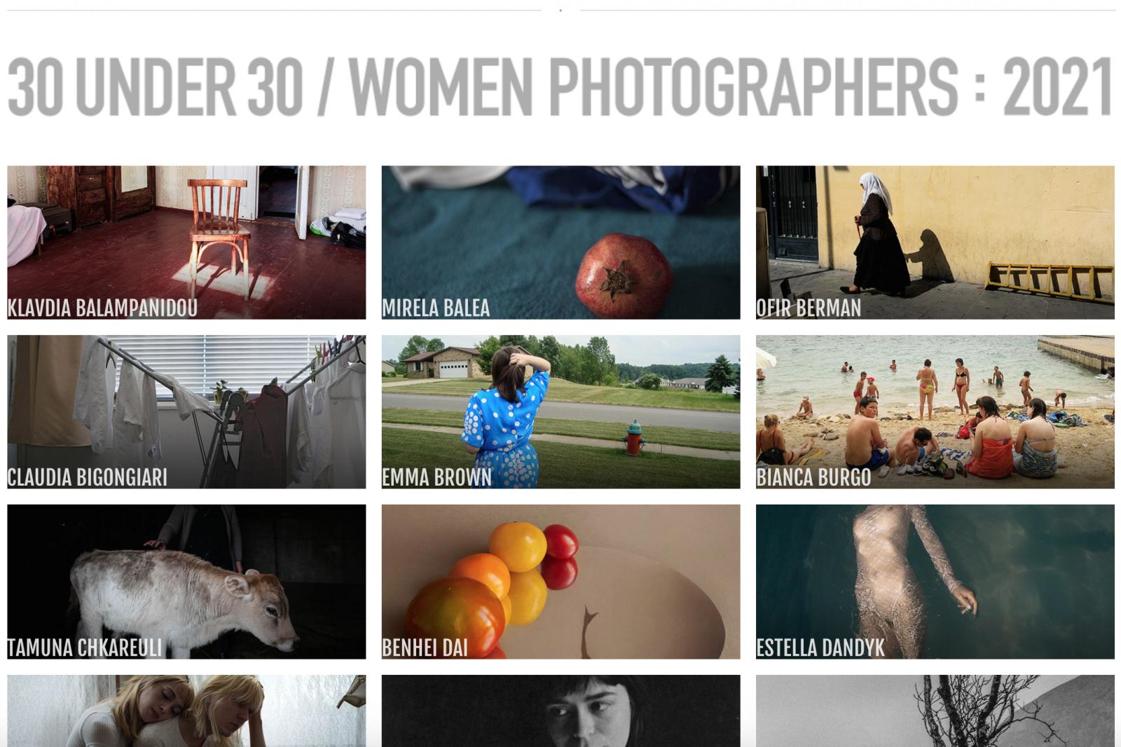30 Under 30 Women Photographers / 2021