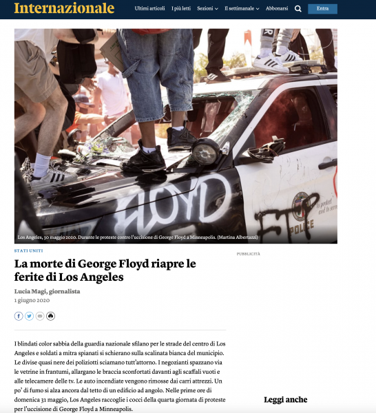 ​ https://www.internazionale.it/notizie/lucia-magi/2020/06/01/george-floyd-los-angeles-scontri ​​​