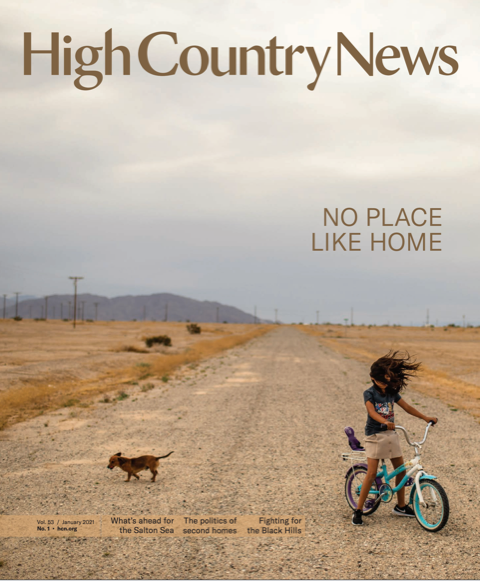 Magazine cover for the 2021 High Country News 