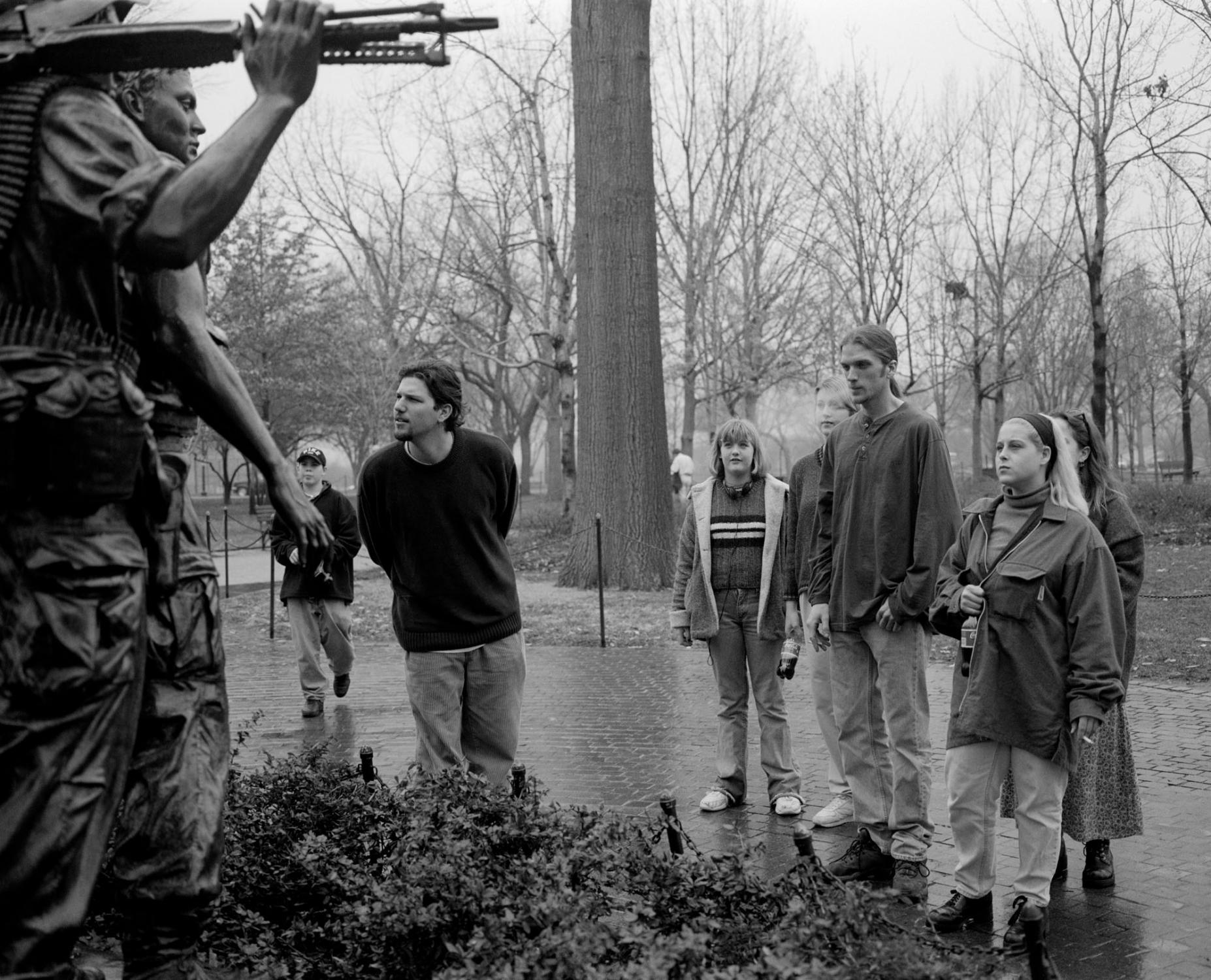 American Moments - Vietnam Memorial. Washington DC, USA. January 1998.