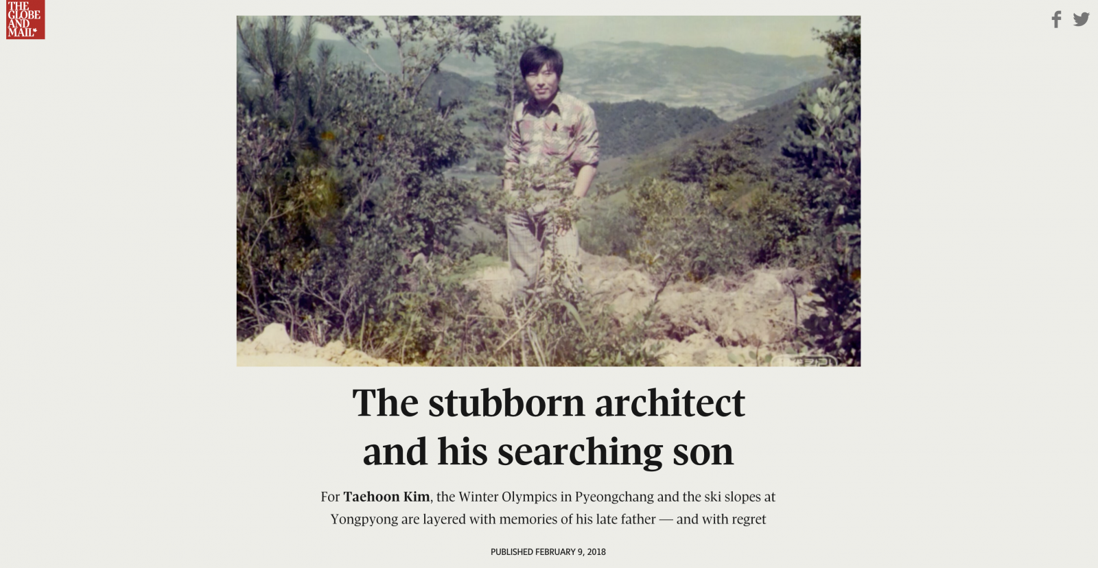  The Stubborn Architect and his Searching Son (The Globe and Mail)