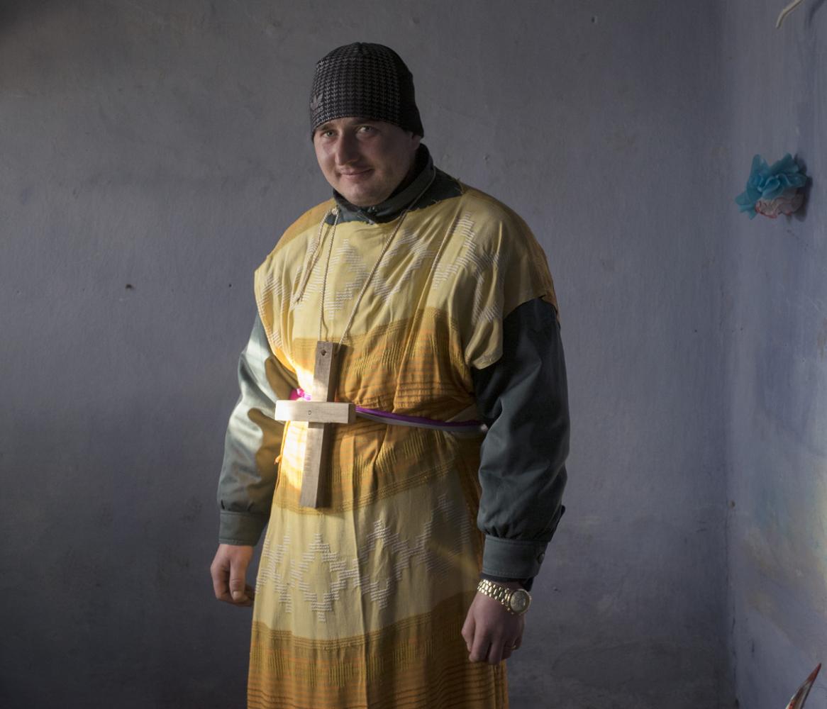 Image from Malanca in Palanca -  Vadim wears a costume as a priest, which is one of the...