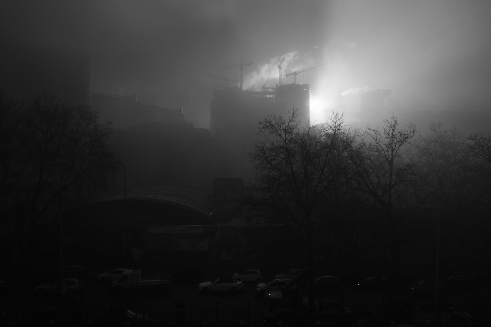 Office in the mist | Buy this image