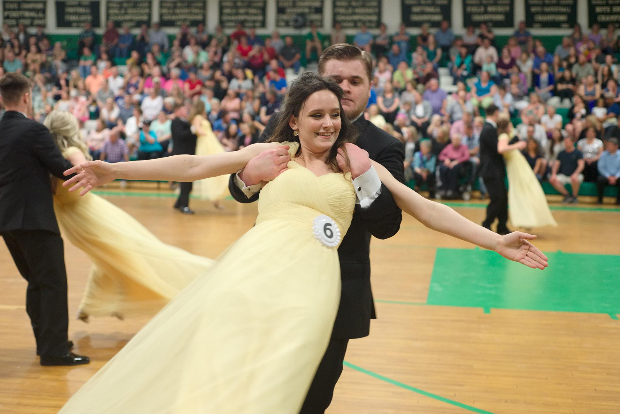 Farewell, With Elegance - Alyssa and Ethan dance during the 62nd Apple Blossom...