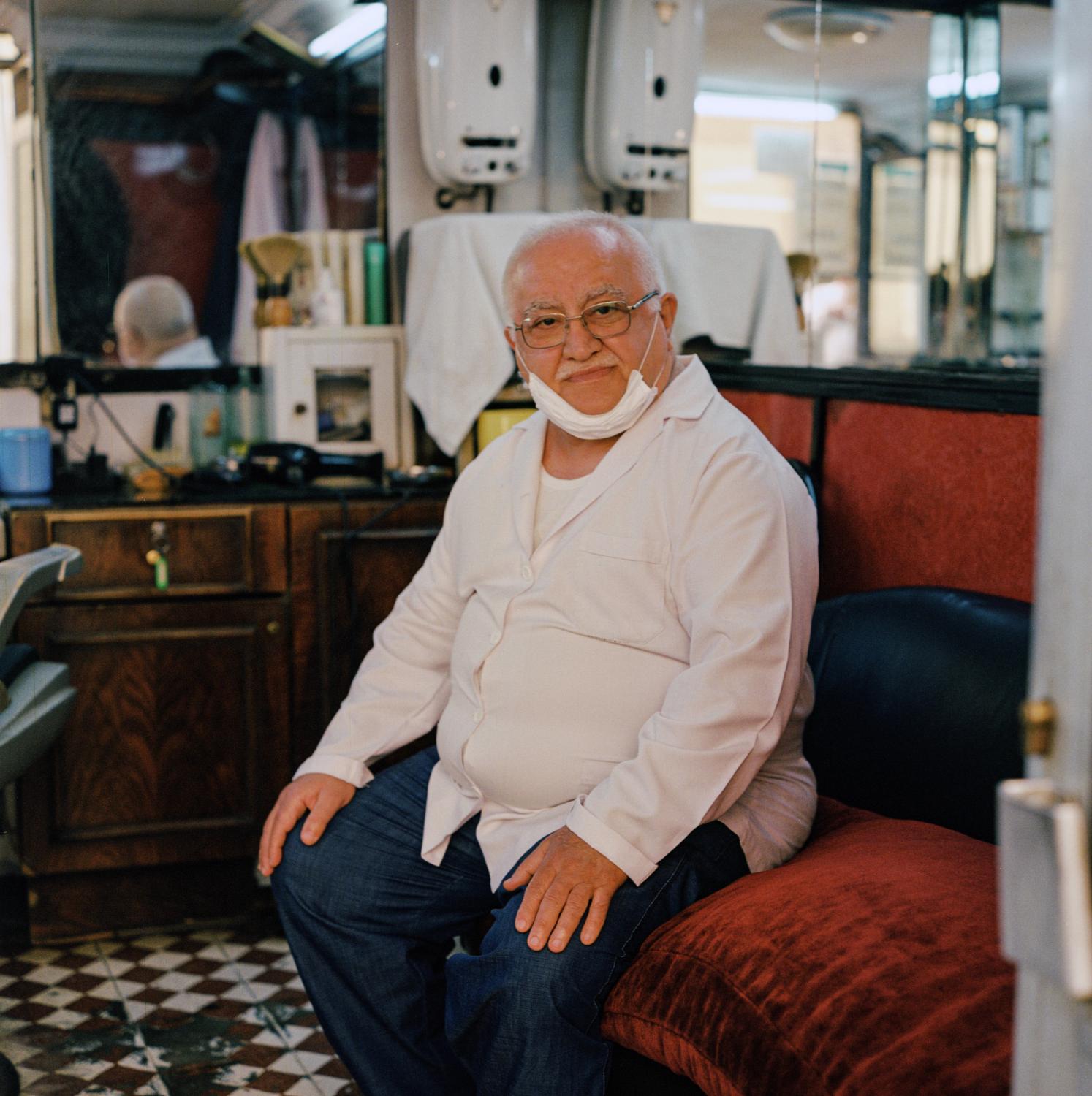 Istanbul: A Lockdown Diary - Now in his mid-seventies, Kemal took over his barber shop...