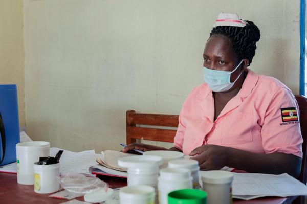 Image from Photography - Jessica Namakula, midwife at Bushiyi Health Center III in...