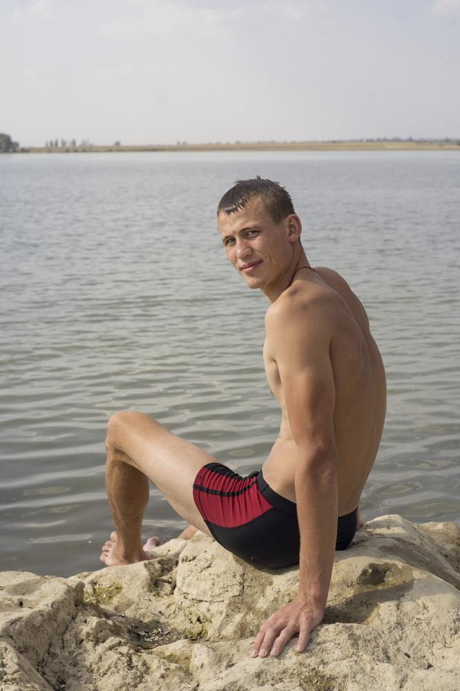 WHAT IF...? - Stas, 24, was having a refreshing midday bath in the lake near the northern city of Coşauţi,...