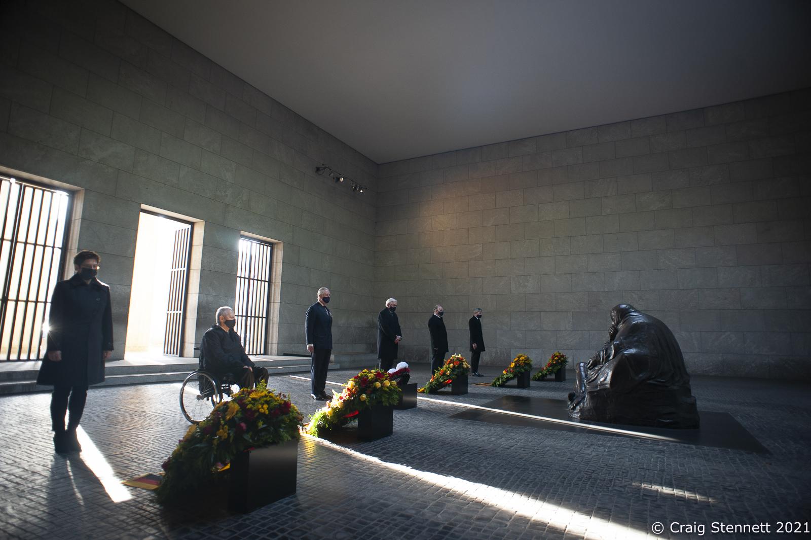 Royal Visit for Germany"˜s Day of Mourning, Berlin.