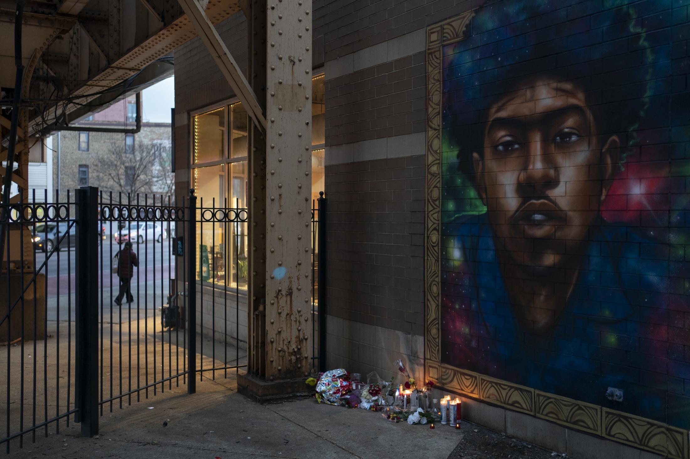 The New Reality - The memorial for Brandon McGhee who was fatally shot...