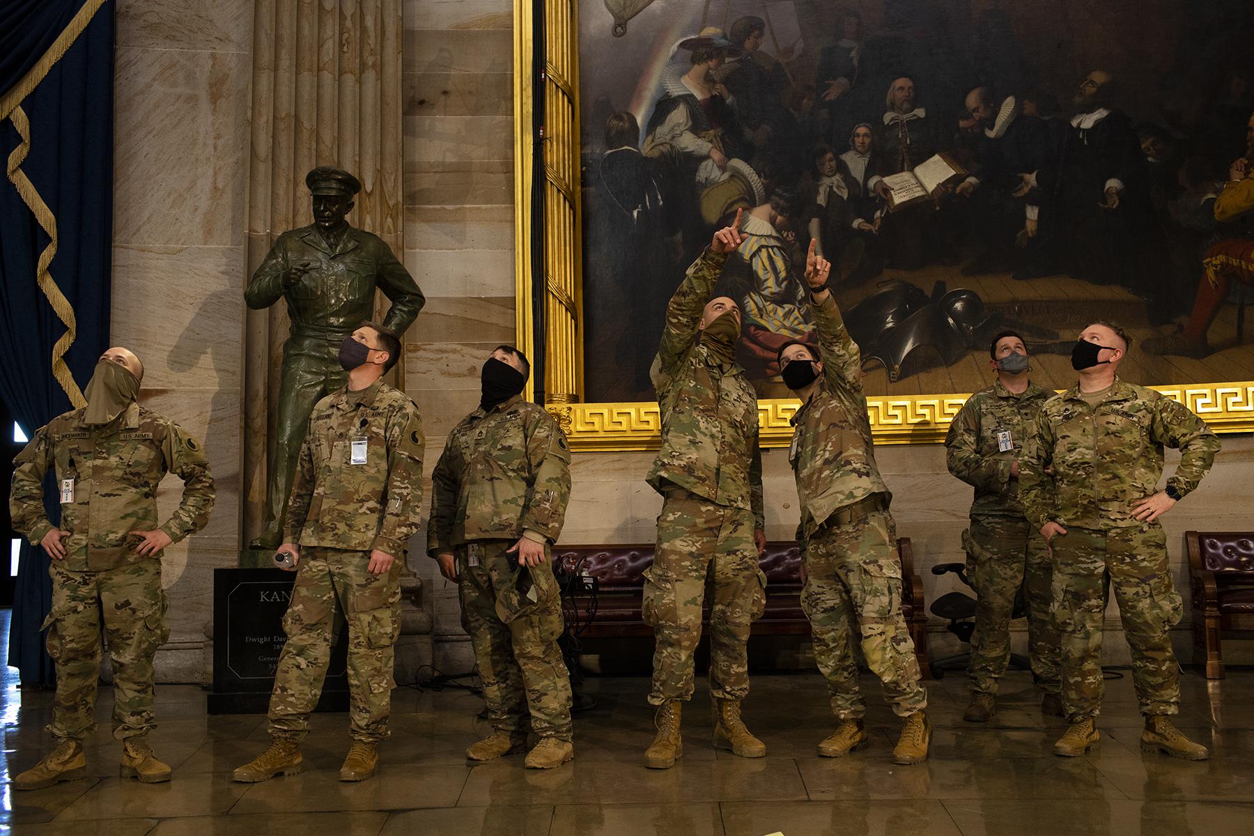 Protests, Pestilence & Politics - Soldiers of the Virginia National Guard take a quick tour...
