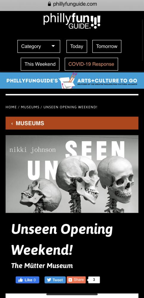 Full article here:&nbsp; ht...museums/unseen-opening-weekend 