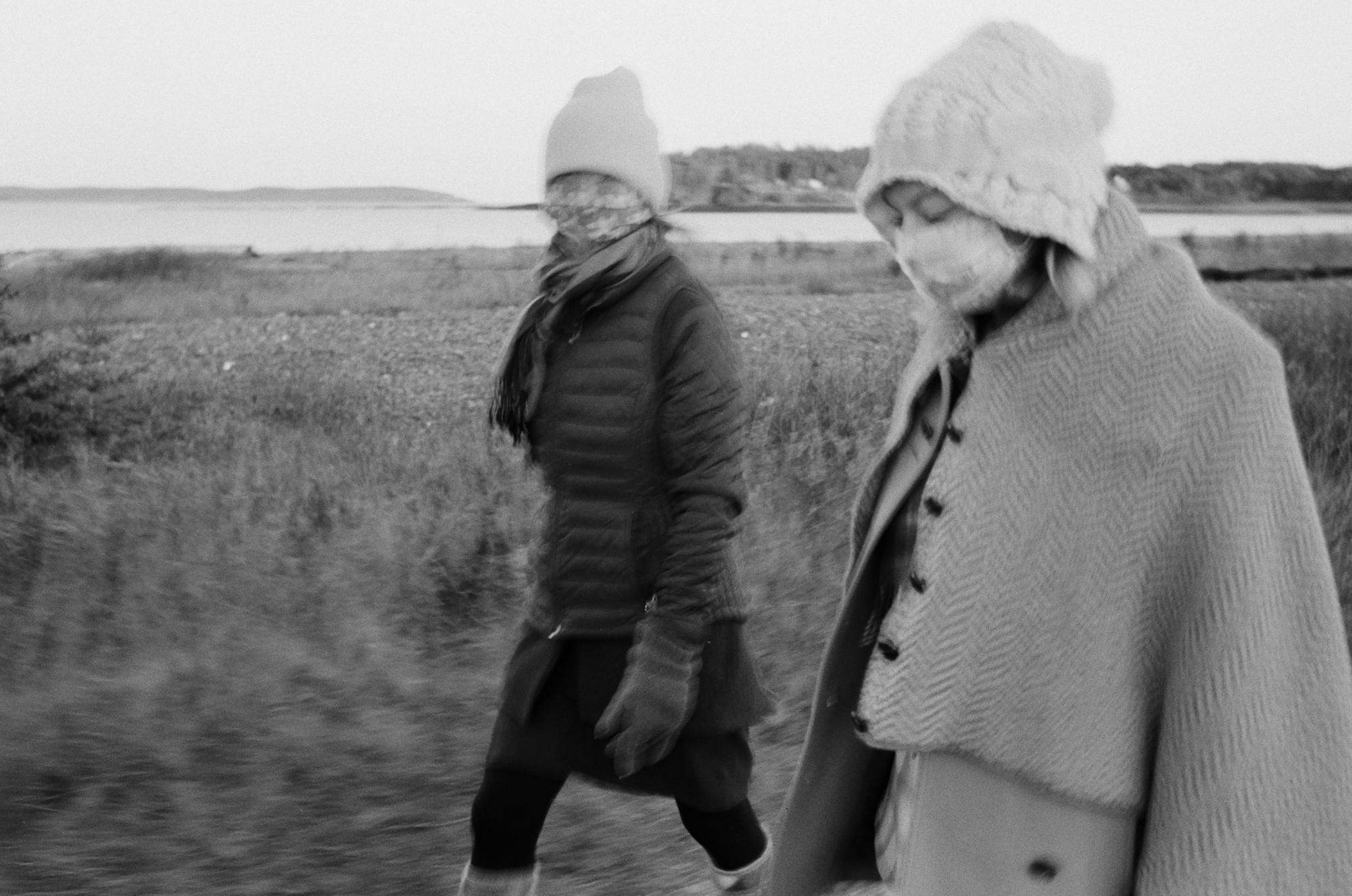 Katherine In Covid - Walking with her mom KwiNam, on an island during low tide...