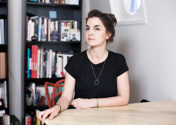 Alexia Soyeux, host and founder of the podcast &quot;Presages&quot; for Le Monde