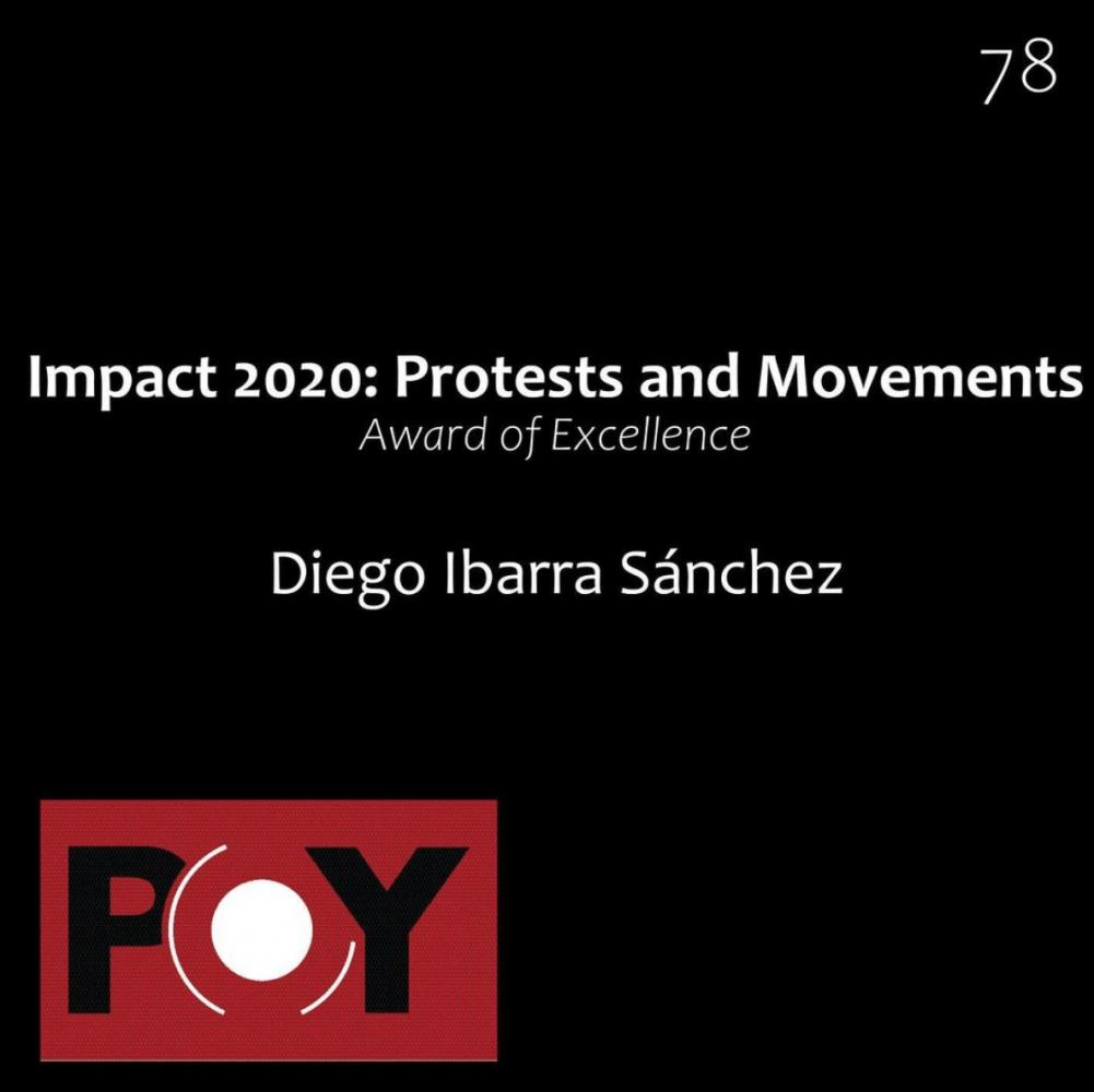 POY: Award of Excellence:Protests and Movements category