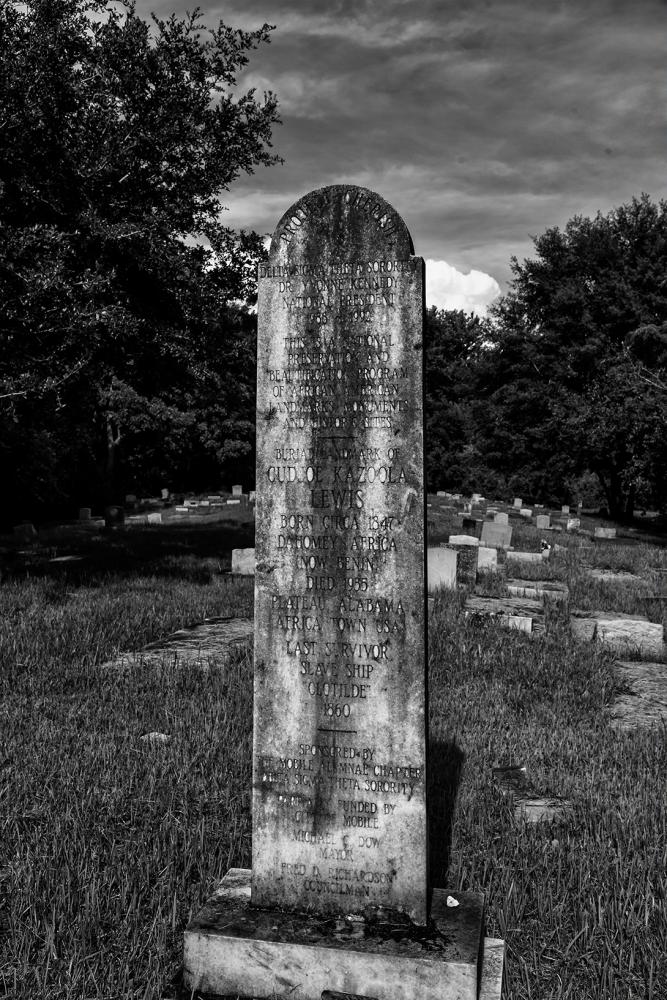 Cudjoe&#39;s grave stone. Alabama