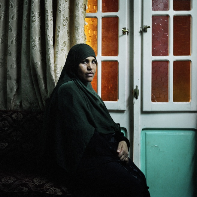 A mother of 5, ABLA FAROK Ahmed...ed. Cairo, Egypt. October 2011.