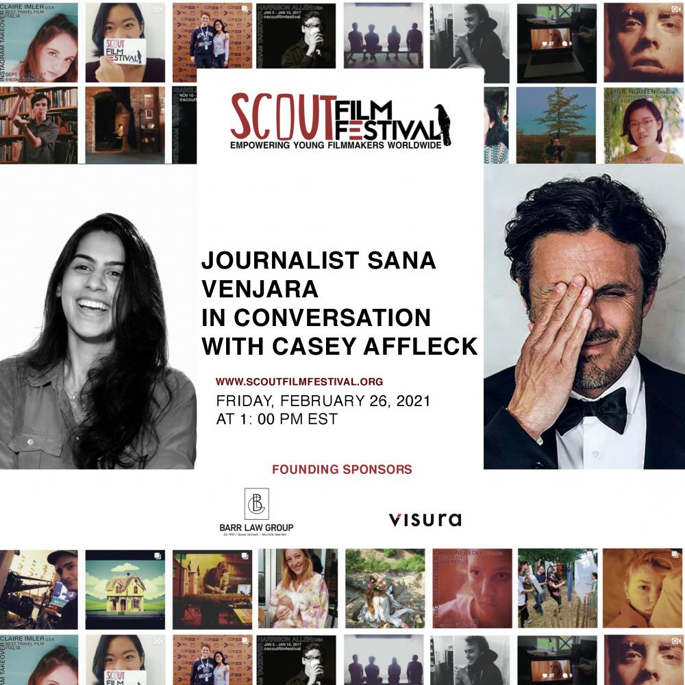 Thumbnail of TOMORROW Journalist Sana Venjara in Conversation With Casey Affleck and PLAN AHEAD for Saturday KEYNOTE with DeMane Davis