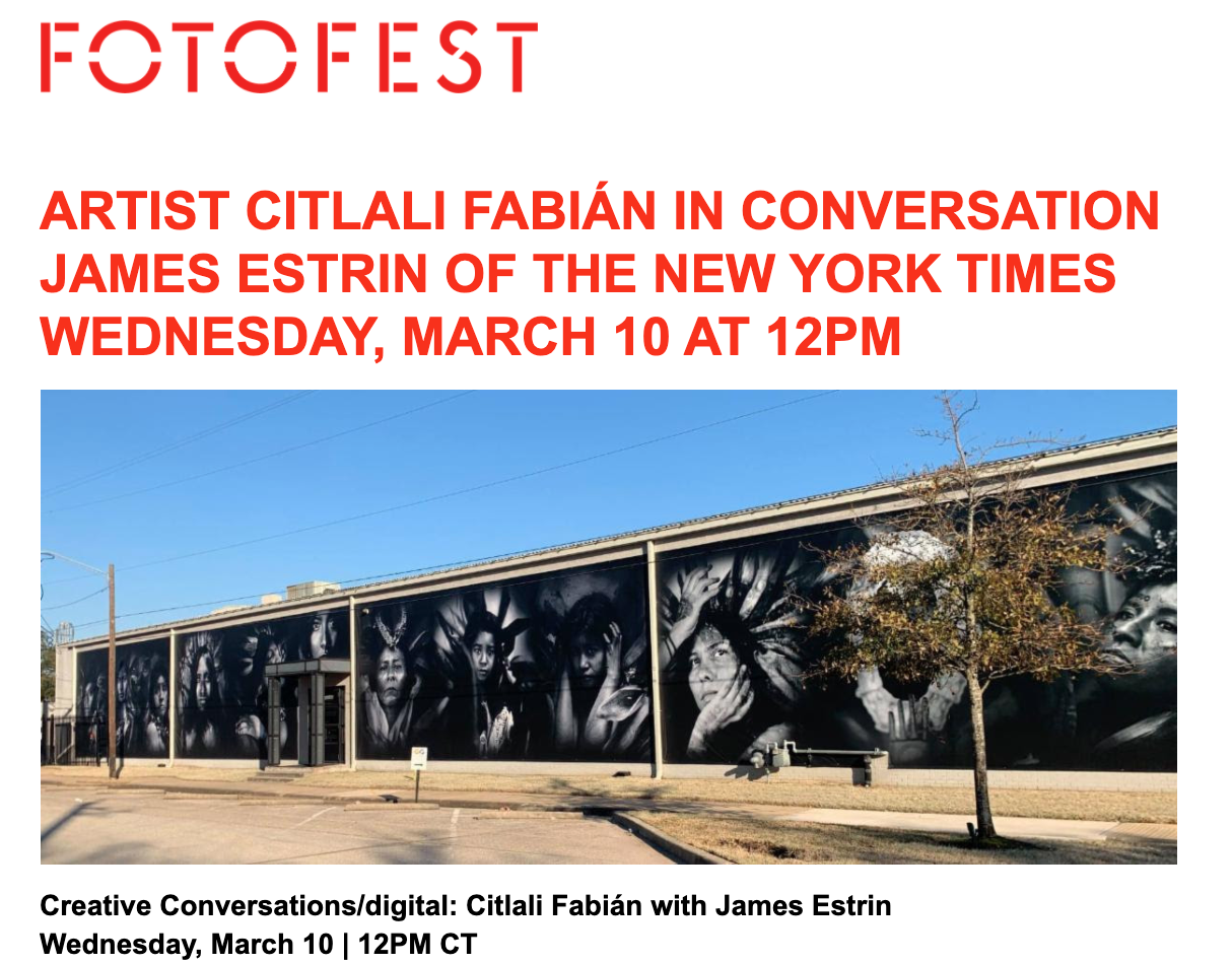 Thumbnail of Tomorrow! Creative Conversations/digital: Citlali Fabián with James Estrin