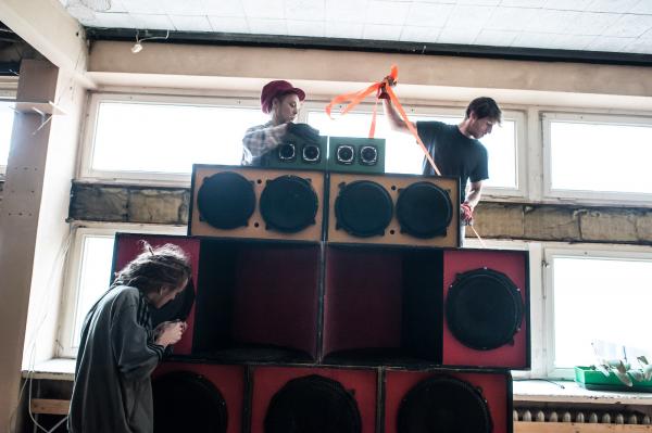 Image from BEHIND THE SCENES -    Wolde Egziabher Soundsystem. Lithuania. 2019