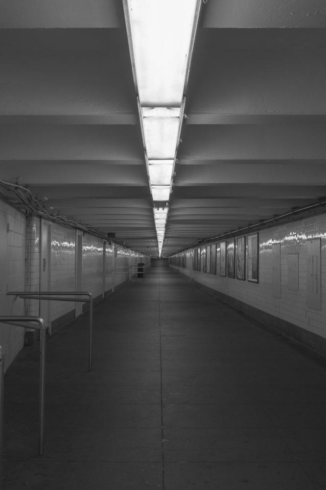 Subway underpass in Manhattan during the Covid19 lockdown.