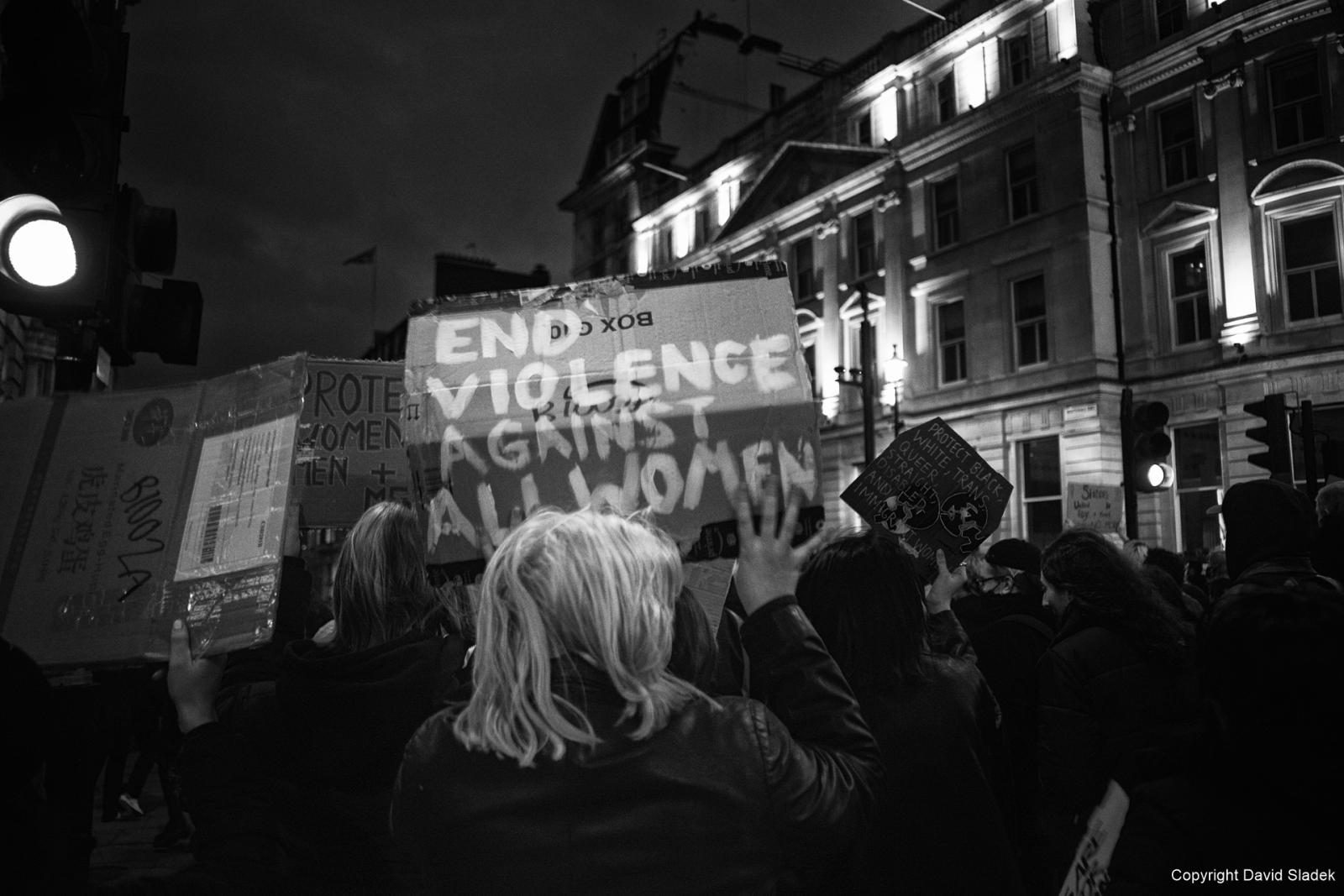 From Reclaim the streets - protest against policing of Sarah Everard vigil, London, 14/03/2021