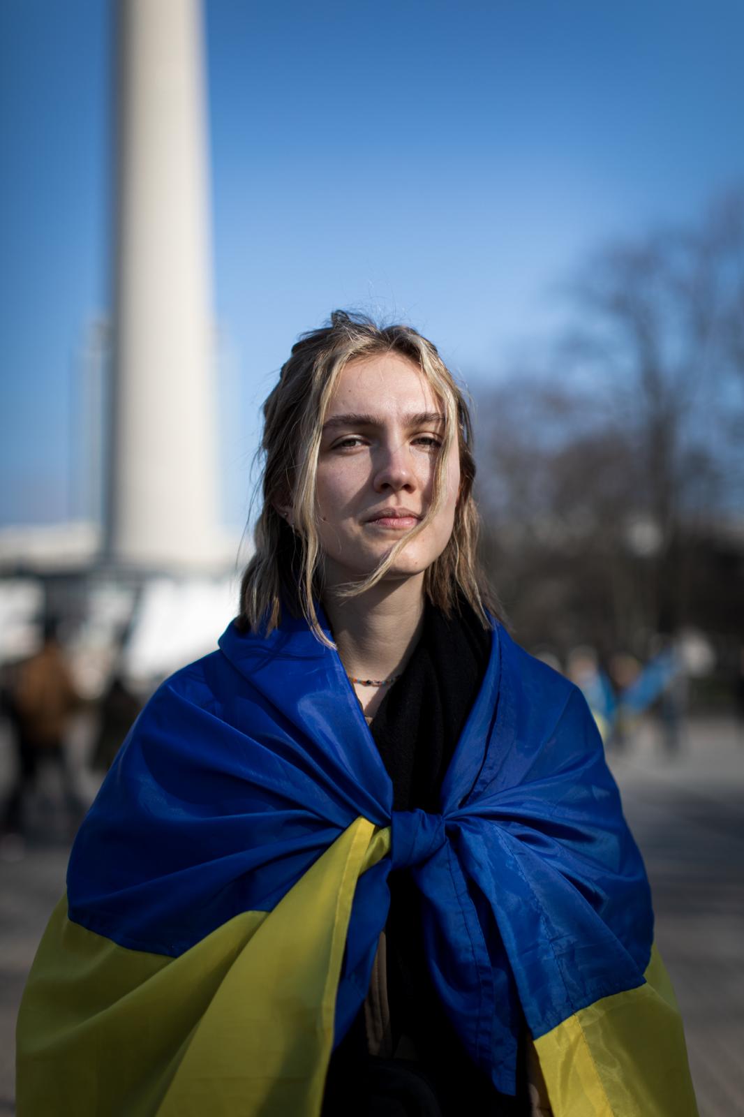 PORTRAIT - Kateryna, student from Ukraine, for ZEIT Online...