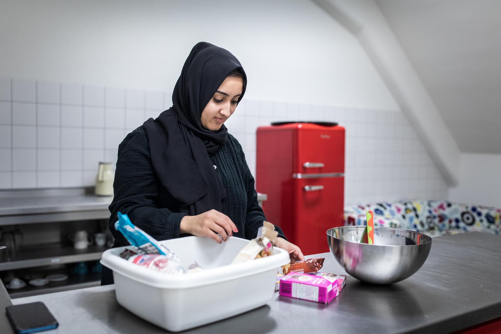 Iranian refugee Abtihel, 32, in...Germany, on 01. December, 2022.