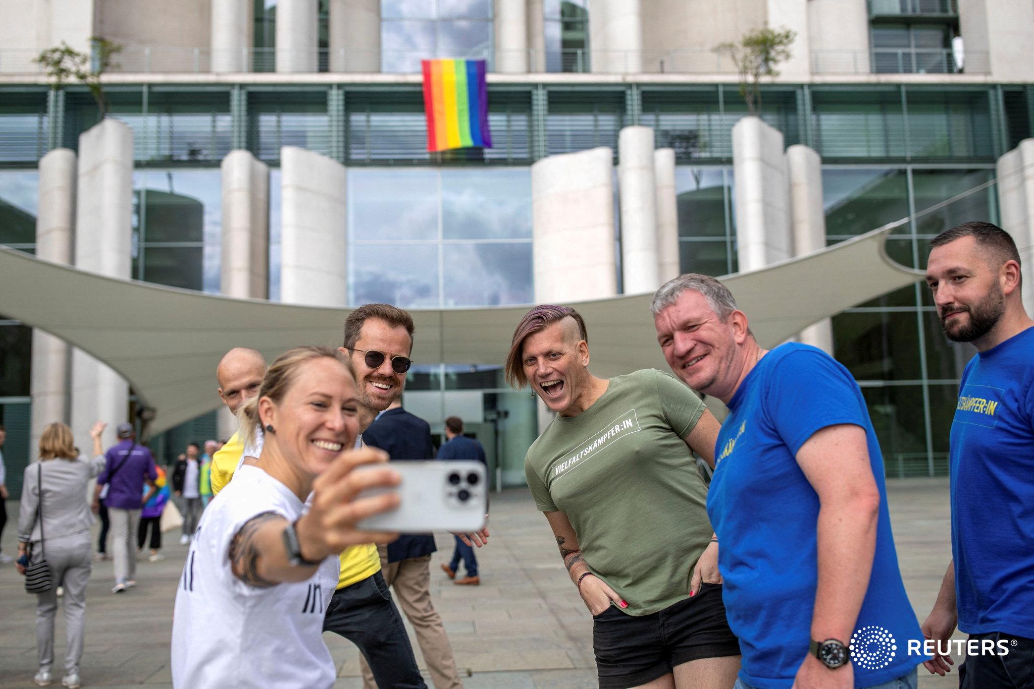German LGBTQ activist warns over 'worrying' hate crime rise for REUTERS