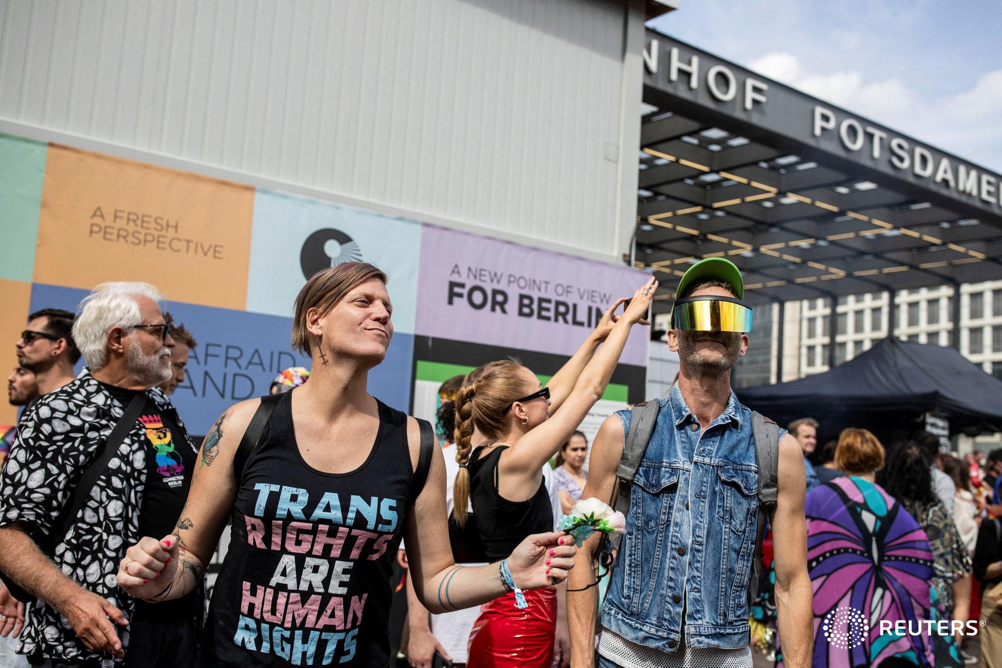 German LGBTQ activist warns over 'worrying' hate crime rise for REUTERS