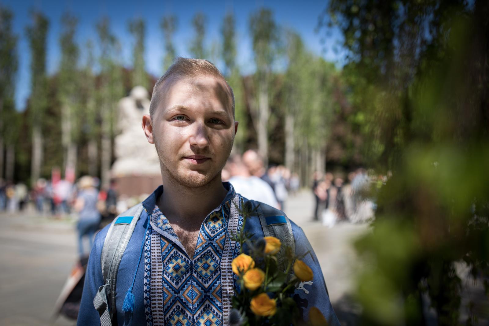 Oleh Lytvyniuk, 26, Ukrainian f... Berlin, Germany, 09. May 2022.