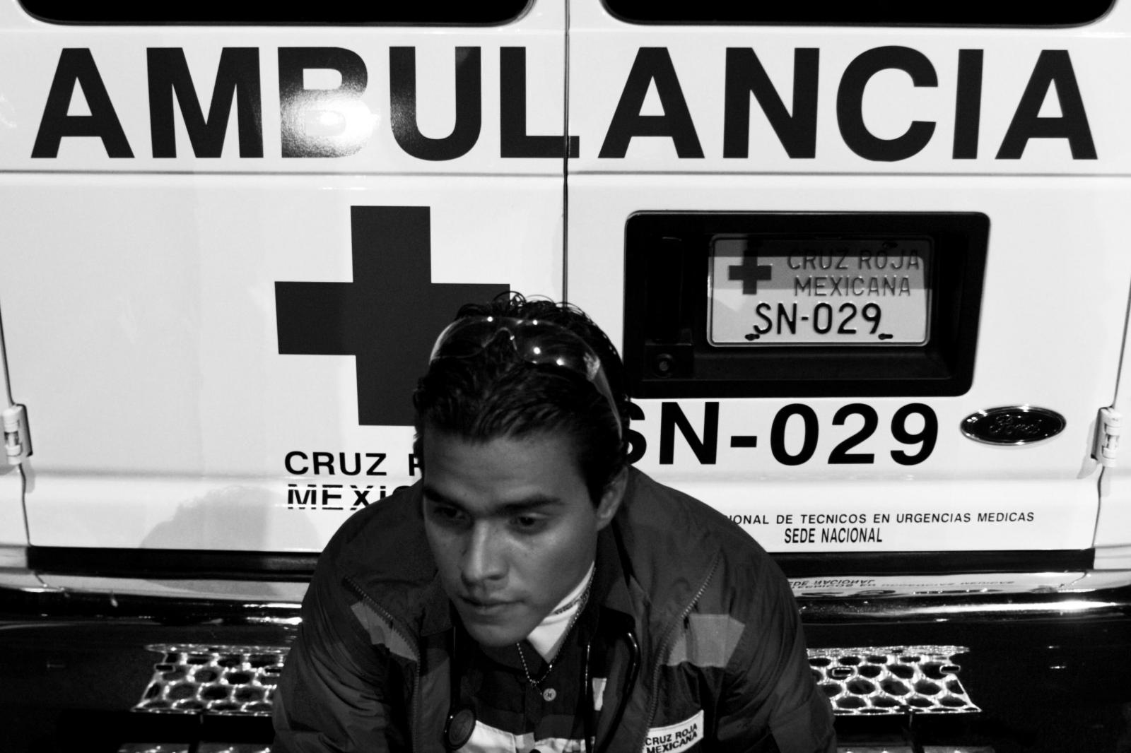 Paramedics, the night shift.
