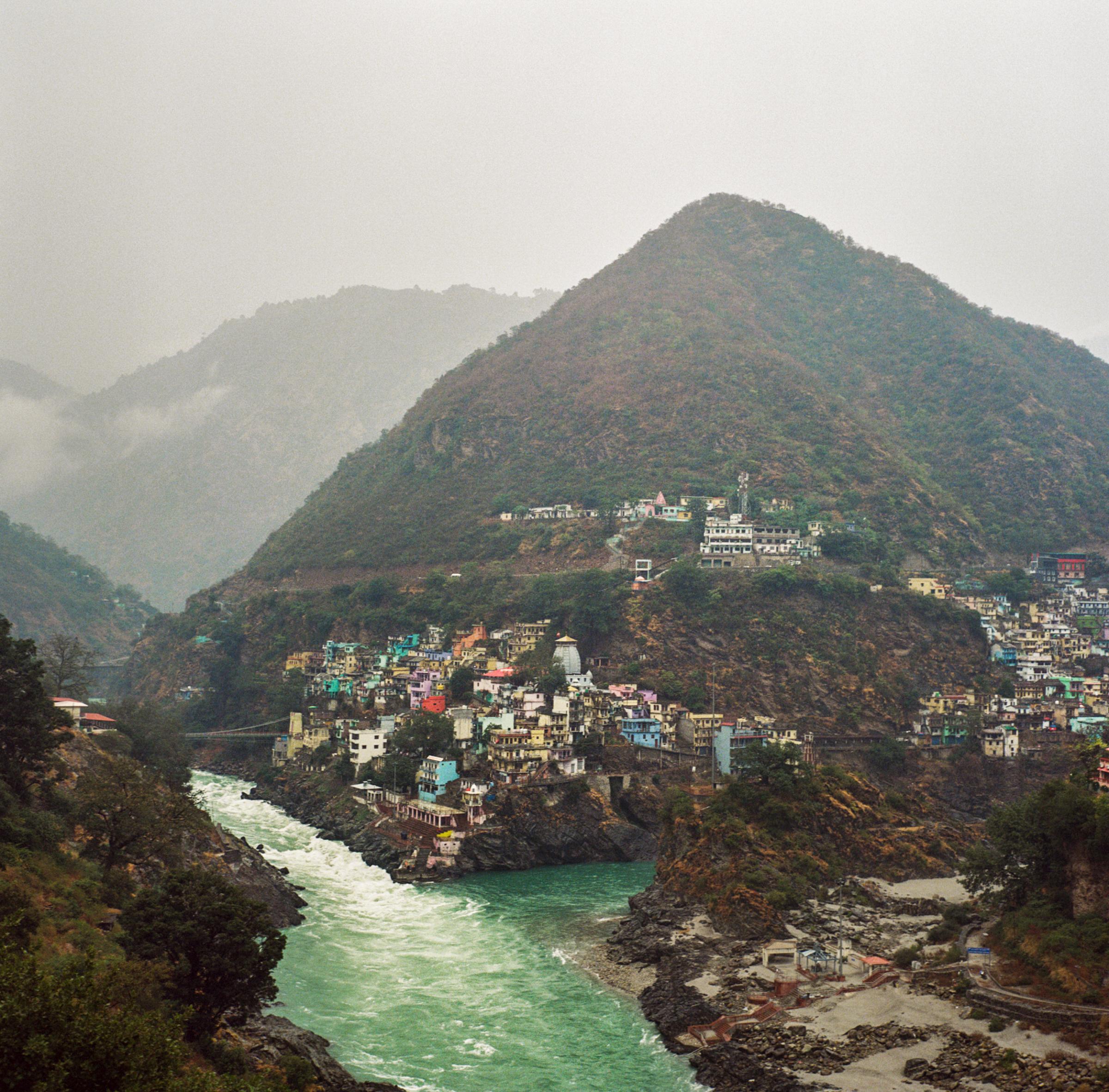 Two rivers, the Bhagirathi and the Alaknanda, converge in the western Himalaya to form the Ganges, at the Indian town of...