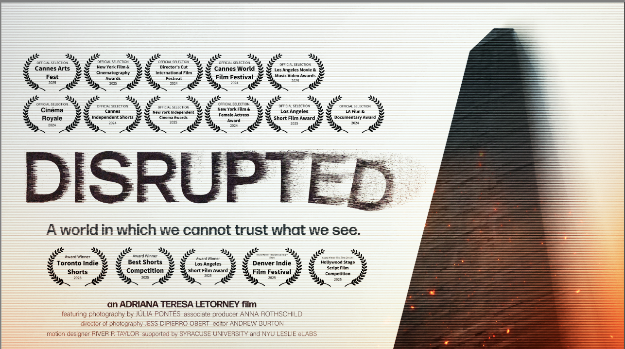 Note: Why I produced Disrupt(ed)