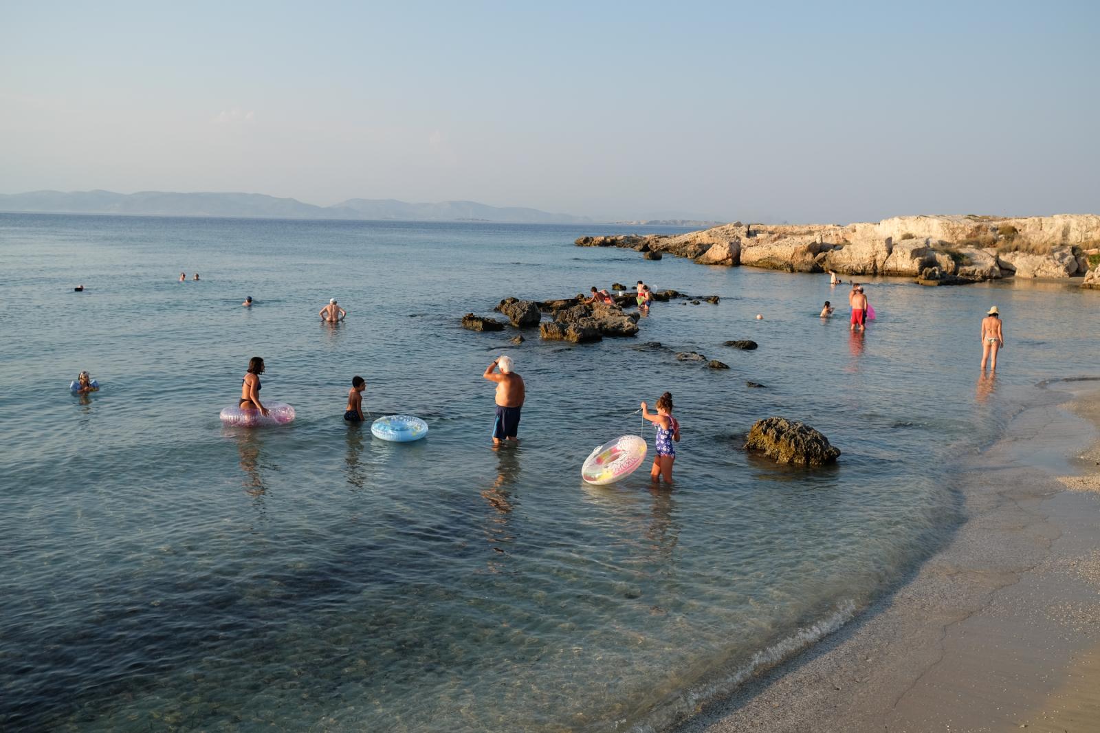 Beach in Aegina