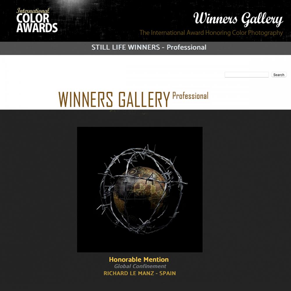 Honorable Mention 14th International Color Awards L.A.