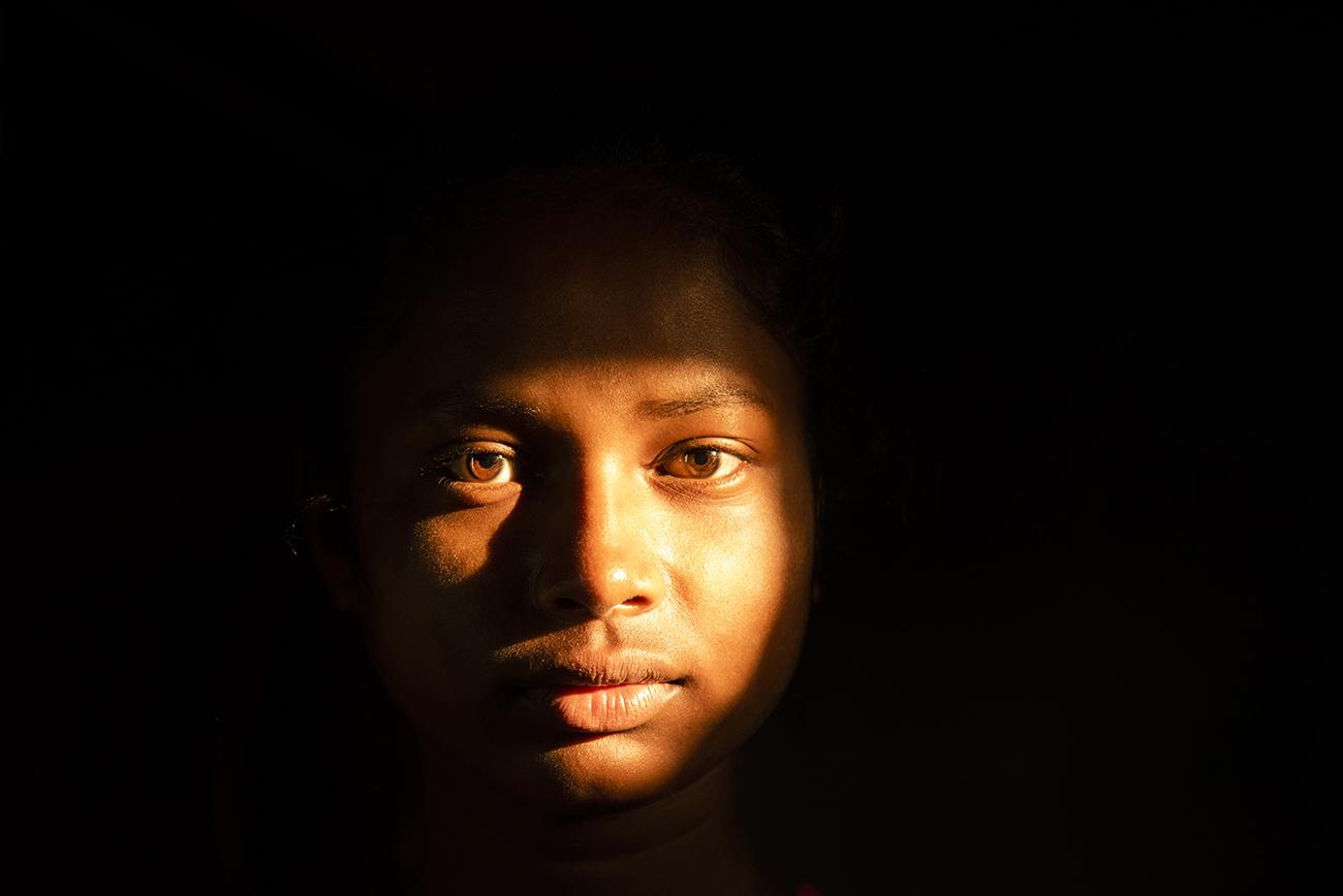 Image from Portraits - Elisha Biha, 16 year old girl and educated tilll 7th...