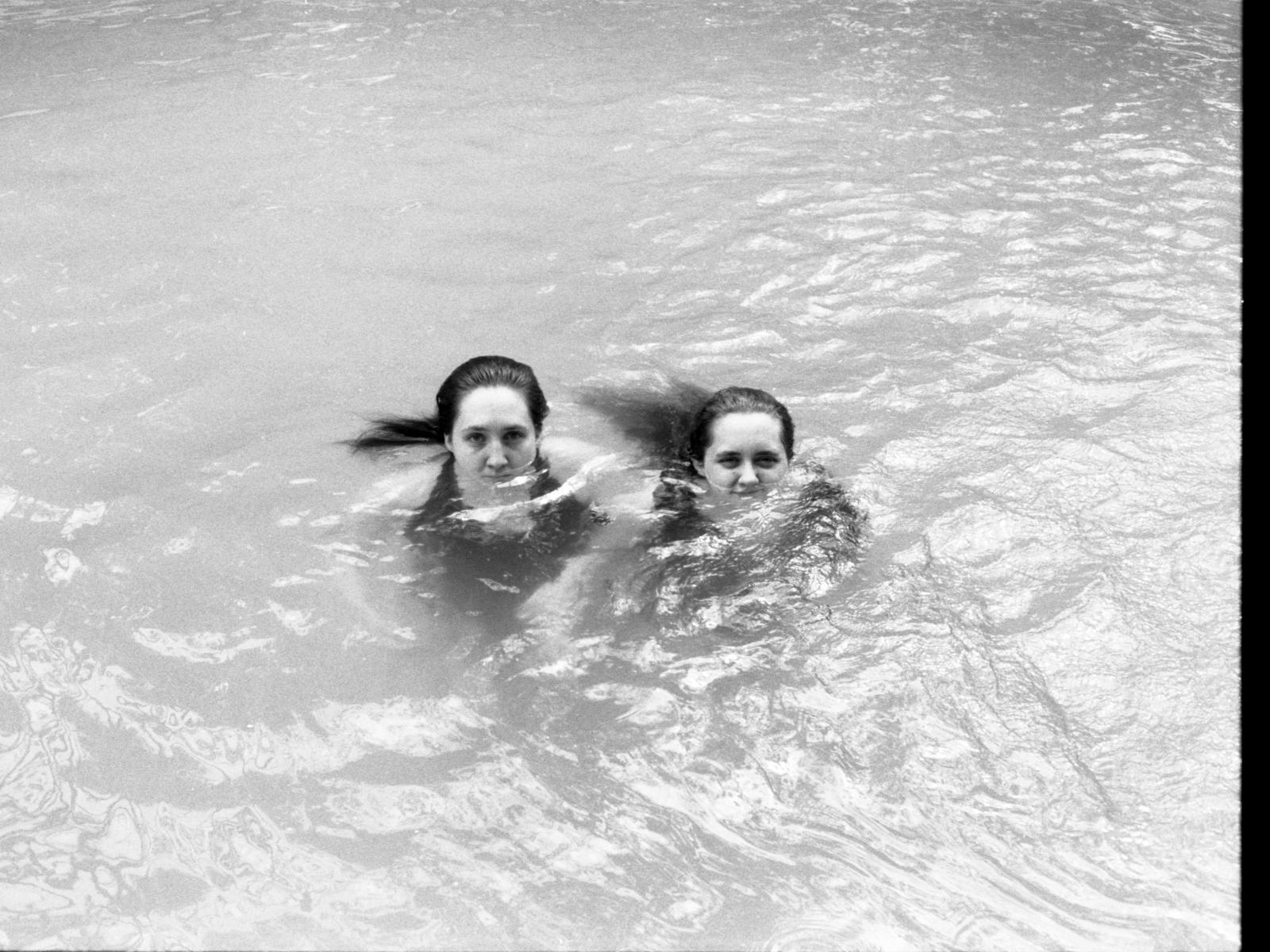 Homeland on Film - Zandra & I in the Pool. Summer 2020.