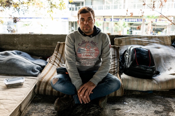 HIDDEN BEHIND THE RAILROAD - A homeless refugee from Afghanistan living since 6 month...